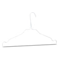 Wire coat hanger white plain 40 cm