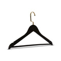 Wood Black 44.5 with gold-colored hooks