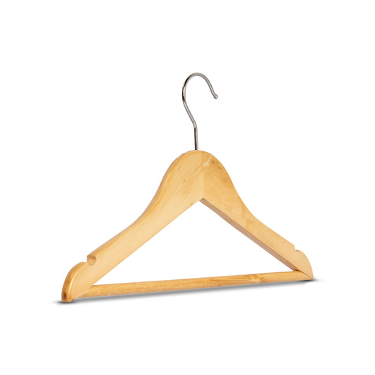 Kinderkleiderbügel Holz Natur 32