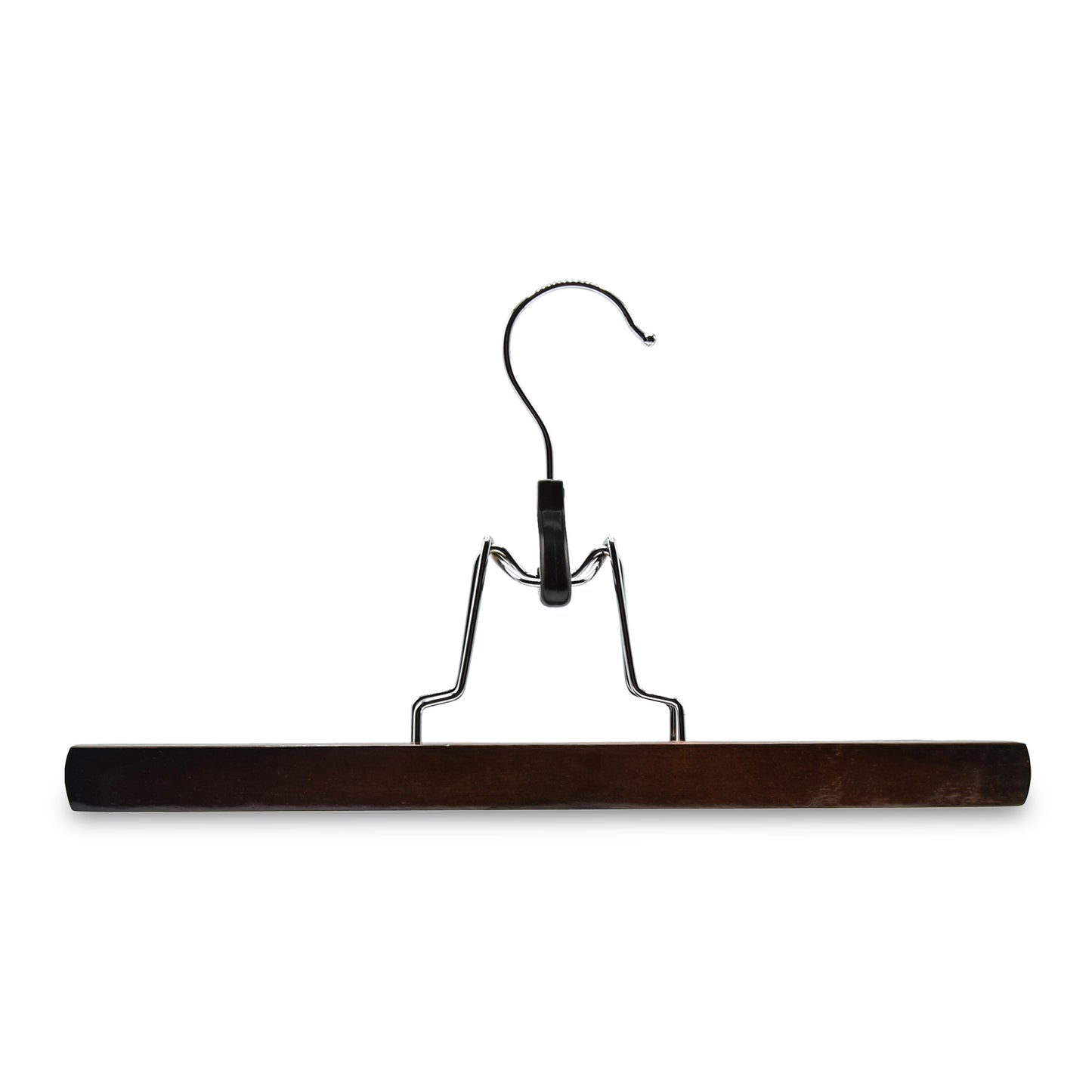 Trouser hanger brown clip felt
