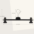 RK 40 trouser hanger plastic