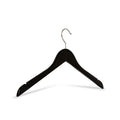 Clothes hanger wood black 44.5 without bar