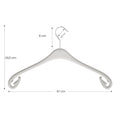 NA 47 plastic coat hanger 